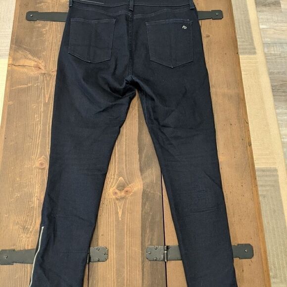 RAG & BONE 10-in Capri Jean in Indigo side zip - Picture 4 of 9